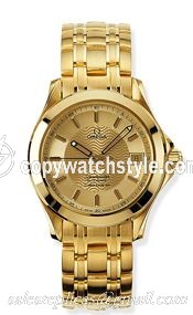 Omega Seamaster 120M Automatic 36.25 Yellow Gold / Champagne 2101.11.00