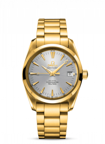 Omega Seamaster Aqua Terra 150M Co-Axial 39.2 Yellow Gold / Silver / Bracelet 2103.30.00