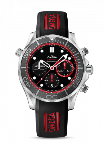 Omega Seamaster Diver 300M Co-Axial 44 Regatta Chronograph Stainless Steel / Black / Rubber / ETNZ 212.32.44.50.01.001