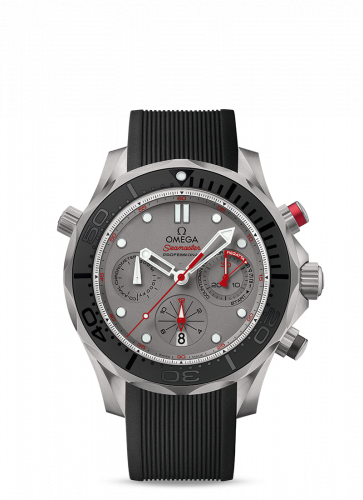 Omega Seamaster Diver 300M Co-Axial 44 Chronograph Titanium / Grey / Rubber / ETNZ 212.92.44.50.99.001