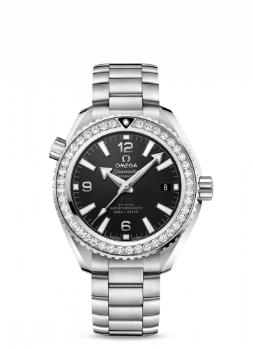 Omega Seamaster Planet Ocean 600M Co-Axial 39.5 Master Chronometer Stainless Steel / Diamond / Black / Bracelet 215.15.40.20.01.001