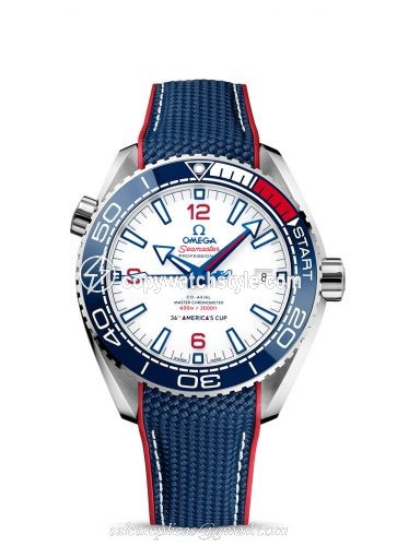 Omega Seamaster Planet Ocean 600M Co-Axial 43.5 Master Chronometer Stainless Steel / White / America's Cup 215.32.43.21.04.001