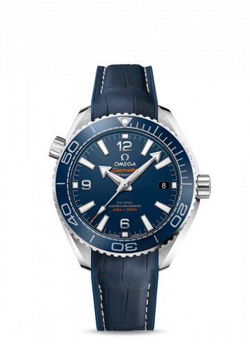 Omega Seamaster Planet Ocean 600M Co-Axial 39.5 Master Chronometer Stainless Steel / Blue / Alligator 215.33.40.20.03.001 Omega Seamaster Planet Ocean 600M Co-Axial 39.5 Master Chronometer Stainless Steel / Blue / Alligator 215.33.40.20.03.001