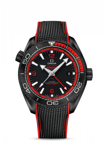 Omega Seamaster Planet Ocean 600M Co-Axial 45.5 Master Chronometer GMT Deep Black Red 215.92.46.22.01.003 Omega Seamaster Planet Ocean 600M Co-Axial 45.5 Master Chronometer GMT Deep Black Red 215.92.46.22.01.003