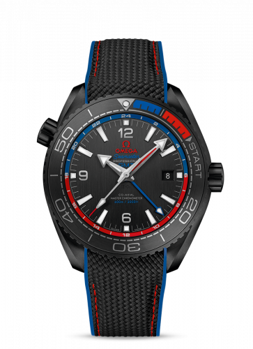 Omega Seamaster Planet Ocean 600M Co-Axial 45.5 Master Chronometer GMT Deep Black ETNZ 215.92.46.22.01.004