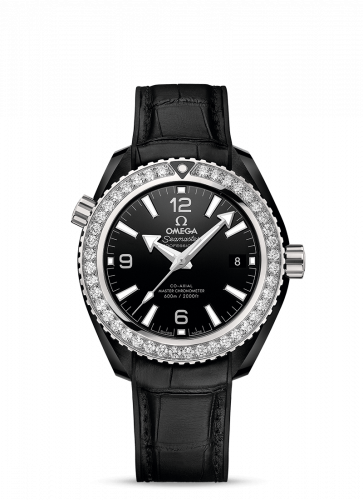 Omega Seamaster Planet Ocean 600M Co-Axial 39.5 Master Chronometer Deep Black / Black / Strap 215.98.40.20.01.001