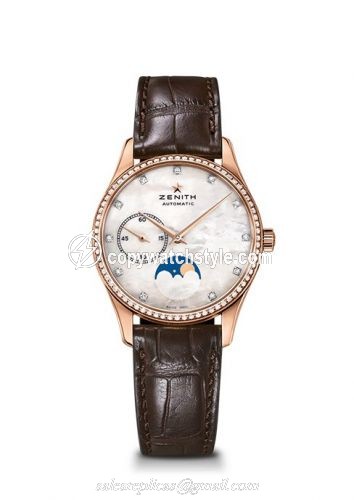 Zenith Elite Ultra Thin Lady Moonphase Rose Gold / MOP / Diamond 22.2310.692/81.C709 Zenith Elite Ultra Thin Lady Moonphase Rose Gold / MOP / Diamond 22.2310.692/81.C709
