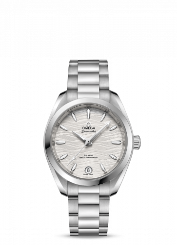Omega Seamaster Aqua Terra 150M Master Chronometer 34 Stainless Steel / Silver-Waves / Bracelet 220.10.34.20.02.002 Omega Seamaster Aqua Terra 150M Master Chronometer 34 Stainless Steel / Silver-Waves / Bracelet 220.10.34.20.02.002