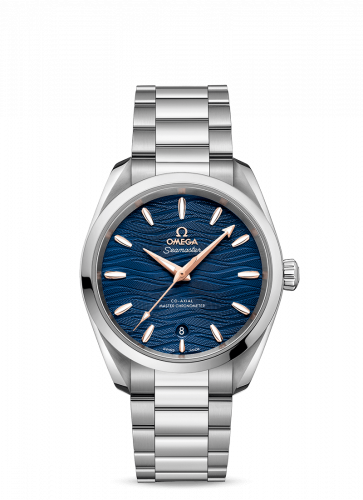 Omega Seamaster Aqua Terra 150M Master Chronometer 38 Stainless Steel / Blue-Waves / Bracelet 220.10.38.20.03.002 Omega Seamaster Aqua Terra 150M Master Chronometer 38 Stainless Steel / Blue-Waves / Bracelet 220.10.38.20.03.002