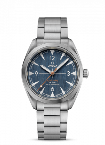 Omega Railmaster Omega Co-Axial Master Chronometer 40 Stainless Steel / Blue / Bracelet 220.10.40.20.03.001 Omega Railmaster Omega Co-Axial Master Chronometer 40 Stainless Steel / Blue / Bracelet 220.10.40.20.03.001