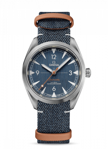 Omega Railmaster Omega Co-Axial Master Chronometer 40 Stainless Steel / Blue / NATO 220.12.40.20.03.001 Omega Railmaster Omega Co-Axial Master Chronometer 40 Stainless Steel / Blue / NATO 220.12.40.20.03.001