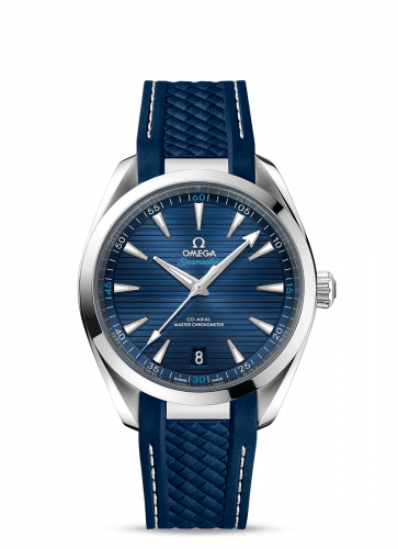 Omega Seamaster Aqua Terra 150M Master Chronometer 41 Stainless Steel / Blue / Rubber 220.12.41.21.03.001 Omega Seamaster Aqua Terra 150M Master Chronometer 41 Stainless Steel / Blue / Rubber 220.12.41.21.03.001