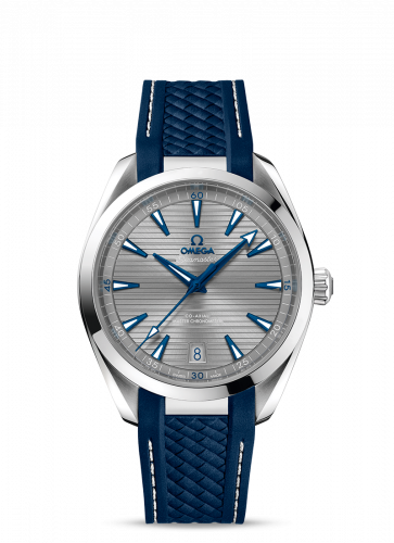 Omega Seamaster Aqua Terra 150M Master Chronometer 41 Stainless Steel / Grey / Rubber 220.12.41.21.06.001 Omega Seamaster Aqua Terra 150M Master Chronometer 41 Stainless Steel / Grey / Rubber 220.12.41.21.06.001