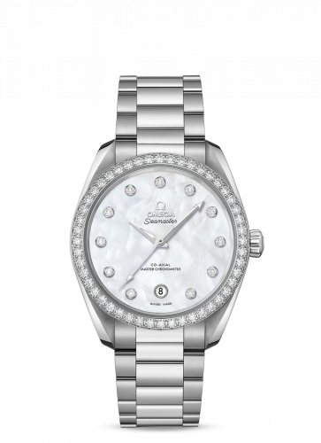 Omega Seamaster Aqua Terra 150M Master Chronometer 38 Stainless Steel / Diamond / MOP / Bracelet 220.15.38.20.55.001 Omega Seamaster Aqua Terra 150M Master Chronometer 38 Stainless Steel / Diamond / MOP / Bracelet 220.15.38.20.55.001