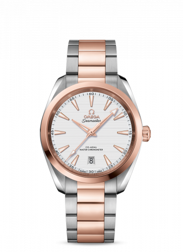 Omega Seamaster Aqua Terra 150M Master Chronometer 38 Stainless Steel / Sedna Gold / Silver / Bracelet 220.20.38.20.02.001 Omega Seamaster Aqua Terra 150M Master Chronometer 38 Stainless Steel / Sedna Gold / Silver / Bracelet 220.20.38.20.02.001