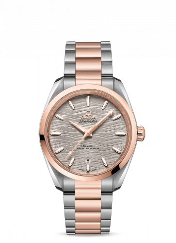 Omega Seamaster Aqua Terra 150M Master Chronometer 38 Stainless Steel / Sedna Gold / Grey-Waves / Bracelet 220.20.38.20.06.001 Omega Seamaster Aqua Terra 150M Master Chronometer 38 Stainless Steel / Sedna Gold / Grey-Waves / Bracelet 220.20.38.20.06.001