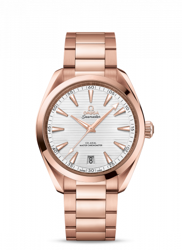 Omega Seamaster Aqua Terra 150M Master Chronometer 41 Sedna Gold / Silver / Bracelet 220.50.41.21.02.001 Omega Seamaster Aqua Terra 150M Master Chronometer 41 Sedna Gold / Silver / Bracelet 220.50.41.21.02.001