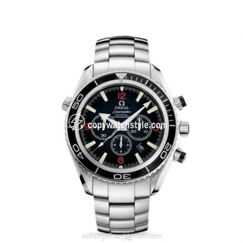 Omega Seamaster Planet Ocean 600M Co-Axial 45.5 Chronograph Stainless Steel / Orange Numerals / Bracelet 2210.51.00 Omega Seamaster Planet Ocean 600M Co-Axial 45.5 Chronograph Stainless Steel / Orange Numerals / Bracelet 2210.51.00