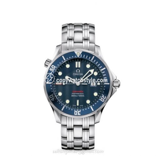Omega Seamaster Diver 300M Quartz 41 Stainless Steel / Blue / Bracelet 2221.80.00