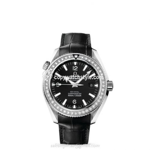 Omega Seamaster Planet Ocean 600M Co-Axial 42 Stainless Steel / Diamond / Black / Alligator 222.18.42.20.01.001 Omega Seamaster Planet Ocean 600M Co-Axial 42 Stainless Steel / Diamond / Black / Alligator 222.18.42.20.01.001