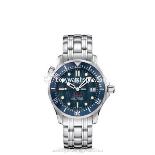 Omega Seamaster Diver 300M Quartz 36.25 Stainless Steel / Blue / Bracelet 2223.80.00