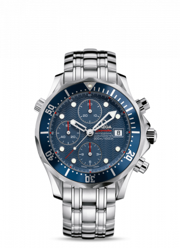 Omega Seamaster Diver 300M Automatic 41.5 Chronograph Stainless Steel / Blue / Bracelet 2225.80.00 Omega Seamaster Diver 300M Automatic 41.5 Chronograph Stainless Steel / Blue / Bracelet 2225.80.00