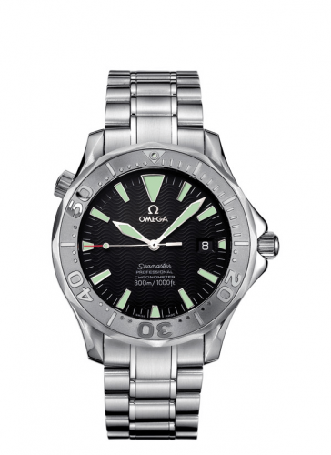 Omega Seamaster Diver 300M Automatic 41 Stainless Steel / White Gold / Black / Panama 2233.50.00 Omega Seamaster Diver 300M Automatic 41 Stainless Steel / White Gold / Black / Panama 2233.50.00