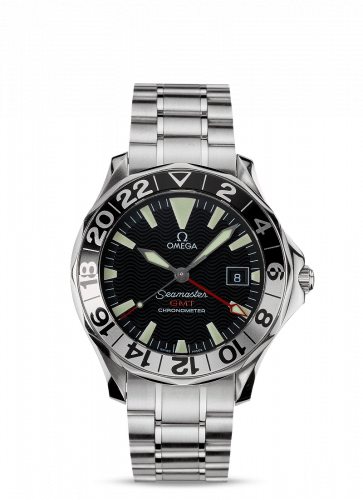 Omega Seamaster Diver 300M Automatic 41 GMT Stainless Steel / Black / Bracelet / 50th Anniversary 2234.50.00