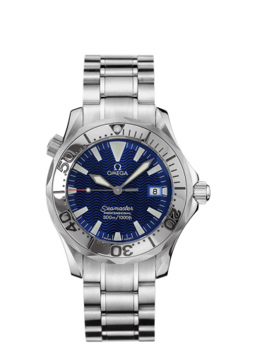 Omega Seamaster Diver 300M Quartz 36.25 Stainless Steel / Electric Blue / Bracelet 2263.80.00 Omega Seamaster Diver 300M Quartz 36.25 Stainless Steel / Electric Blue / Bracelet 2263.80.00