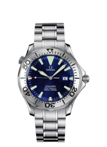 Omega Seamaster Diver 300M Quartz 41 Stainless Steel / Electric Blue / Bracelet 2265.80.00 Omega Seamaster Diver 300M Quartz 41 Stainless Steel / Electric Blue / Bracelet 2265.80.00