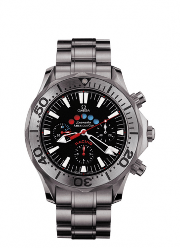 Omega Seamaster Diver 300M Automatic 44 Racing Chronometer Titanium / Black / Bracelet / America's Cup 2269.50.00 Omega Seamaster Diver 300M Automatic 44 Racing Chronometer Titanium / Black / Bracelet / America's Cup 2269.50.00