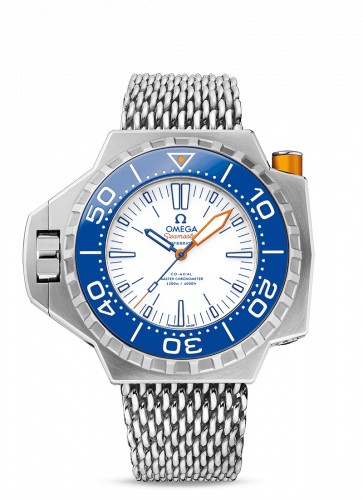 Omega Seamaster PloProf Co-Axial Master Chronometer Titanium / White / Blue 227.90.55.21.04.001