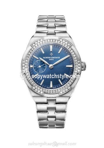 Vacheron Constantin Overseas Small Stainless Steel / Diamond / Blue 2305V/100A-B170 Vacheron Constantin Overseas Small Stainless Steel / Diamond / Blue 2305V/100A-B170
