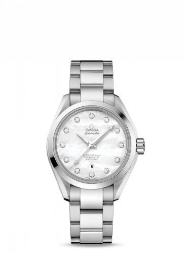 Omega Seamaster Aqua Terra 150M Master Co-Axial 34 Stainless Steel / MOP / Bracelet 231.10.34.20.55.002 Omega Seamaster Aqua Terra 150M Master Co-Axial 34 Stainless Steel / MOP / Bracelet 231.10.34.20.55.002