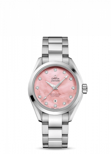 Omega Seamaster Aqua Terra 150M Master Co-Axial 34 Stainless Steel / Pink MOP / Bracelet 231.10.34.20.57.003