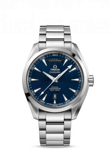 Omega Seamaster Aqua Terra 150m Co-Axial 41.5 Day-Date Stainless Steel / Blue / Bracelet 231.10.42.22.03.001 Omega Seamaster Aqua Terra 150m Co-Axial 41.5 Day-Date Stainless Steel / Blue / Bracelet 231.10.42.22.03.001