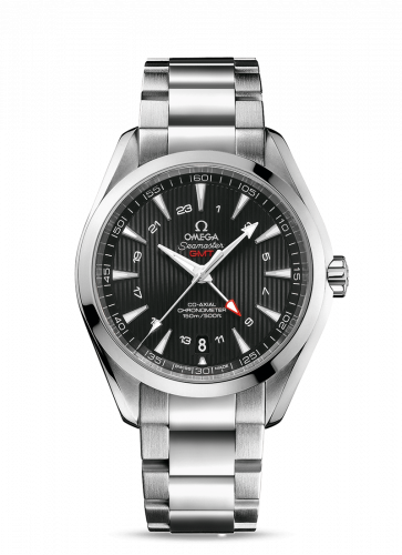 Omega Seamaster Aqua Terra 150M Co-Axial 43 GMT Stainless Steel / Black / Bracelet 231.10.43.22.01.001 Omega Seamaster Aqua Terra 150M Co-Axial 43 GMT Stainless Steel / Black / Bracelet 231.10.43.22.01.001