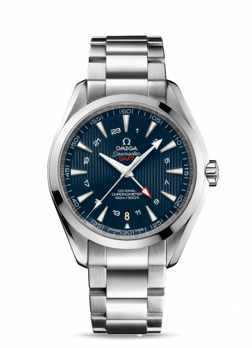 Omega Seamaster Aqua Terra 150M Co-Axial 43 GMT Stainless Steel / Blue / Bracelet 231.10.43.22.03.001 Omega Seamaster Aqua Terra 150M Co-Axial 43 GMT Stainless Steel / Blue / Bracelet 231.10.43.22.03.001