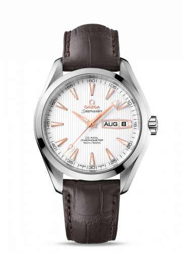 Omega Seamaster Aqua Terra 150m Co-Axial 43 Annual Calendar Stainless Steel / Silver 231.13.43.22.02.002 Omega Seamaster Aqua Terra 150m Co-Axial 43 Annual Calendar Stainless Steel / Silver 231.13.43.22.02.002