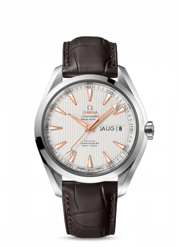 Omega Seamaster Aqua Terra 150M Co-Axial 43 Annual Calendar Stainless Steel / Silver 231.13.43.22.02.003 Omega Seamaster Aqua Terra 150M Co-Axial 43 Annual Calendar Stainless Steel / Silver 231.13.43.22.02.003