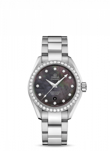 Omega Seamaster Aqua Terra 150M Master Co-Axial 34 Stainless Steel / Diamond / Grey MOP / Bracelet 231.15.34.20.57.001