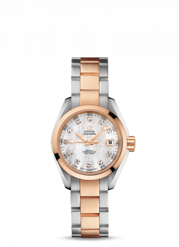 Omega Seamaster Aqua Terra 150M Co-Axial 30 Stainless Steel / Red Gold / MOP / Bracelet 231.20.30.20.55.001