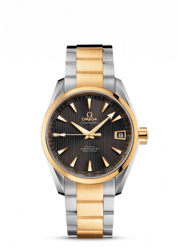 Omega Seamaster Aqua Terra 150M Co-Axial 38.5 Stainless Steel / Yellow Gold / Grey / Bracelet 231.20.39.21.06.002 Omega Seamaster Aqua Terra 150M Co-Axial 38.5 Stainless Steel / Yellow Gold / Grey / Bracelet 231.20.39.21.06.002