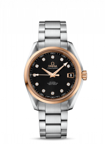 Omega Seamaster Aqua Terra 150M Co-Axial 38.5 Stainless Steel / Red Gold / Black / Bracelet 231.20.39.21.51.003