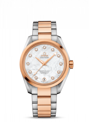 Omega Seamaster Aqua Terra 150M Master Co-Axial 38.5 Stainless Steel / Red Gold / MOP / Bracelet 231.20.39.21.55.003 Omega Seamaster Aqua Terra 150M Master Co-Axial 38.5 Stainless Steel / Red Gold / MOP / Bracelet 231.20.39.21.55.003