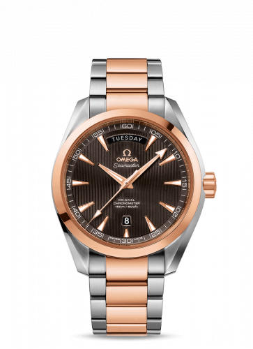 Omega Seamaster Aqua Terra 150m Co-Axial 41.5 Day-Date Stainless Steel / Red Gold / Grey / Bracelet 231.20.42.22.06.001 Omega Seamaster Aqua Terra 150m Co-Axial 41.5 Day-Date Stainless Steel / Red Gold / Grey / Bracelet 231.20.42.22.06.001