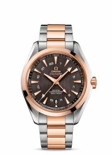 Omega Seamaster Aqua Terra 150M Co-Axial 43 GMT Stainless Steel / Red Gold / Grey / Bracelet 231.20.43.22.06.003 Omega Seamaster Aqua Terra 150M Co-Axial 43 GMT Stainless Steel / Red Gold / Grey / Bracelet 231.20.43.22.06.003