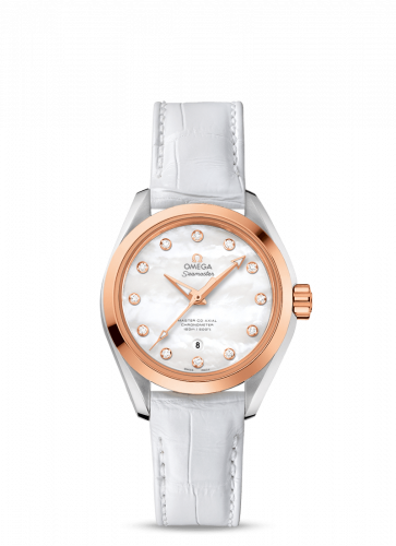 Omega Seamaster Aqua Terra 150M Master Co-Axial 34 Stainless Steel / Sedna Gold / MOP 231.23.34.20.55.001 Omega Seamaster Aqua Terra 150M Master Co-Axial 34 Stainless Steel / Sedna Gold / MOP 231.23.34.20.55.001
