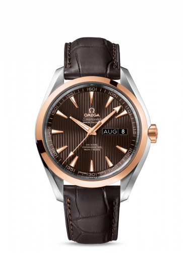 Omega Seamaster Aqua Terra 150M Co-Axial 43 Annual Calendar Stainless Steel / Red Gold / Grey 231.23.43.22.06.002 Omega Seamaster Aqua Terra 150M Co-Axial 43 Annual Calendar Stainless Steel / Red Gold / Grey 231.23.43.22.06.002