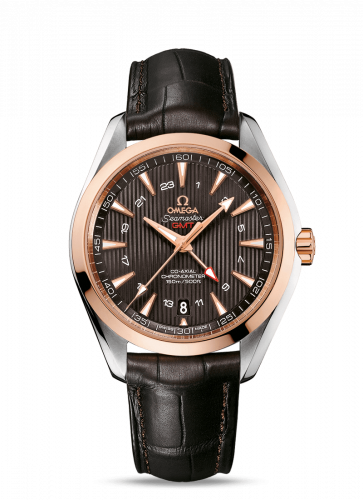Omega Seamaster Aqua Terra 150M Co-Axial 43 GMT Stainless Steel / Red Gold / Grey / Glauser 231.23.43.22.06.003 Omega Seamaster Aqua Terra 150M Co-Axial 43 GMT Stainless Steel / Red Gold / Grey / Glauser 231.23.43.22.06.003